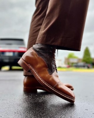 Cordovan + shark galway boots for JL (7)